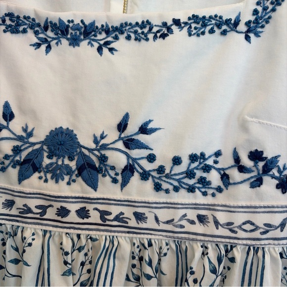 Agua by Agua Bendita Pistacho grosellas-printed poplin dress maxi floral - Picture 12 of 12